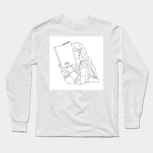 Nose in a book Long Sleeve T-Shirt